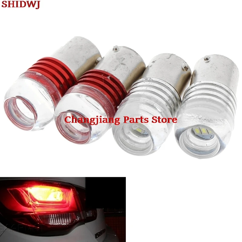 

Комплект из 2 предметов красный/белый мерцающий тормозной мигает вспышка светильник светодиодный задний фонарь заднего хода автомобиля ла...