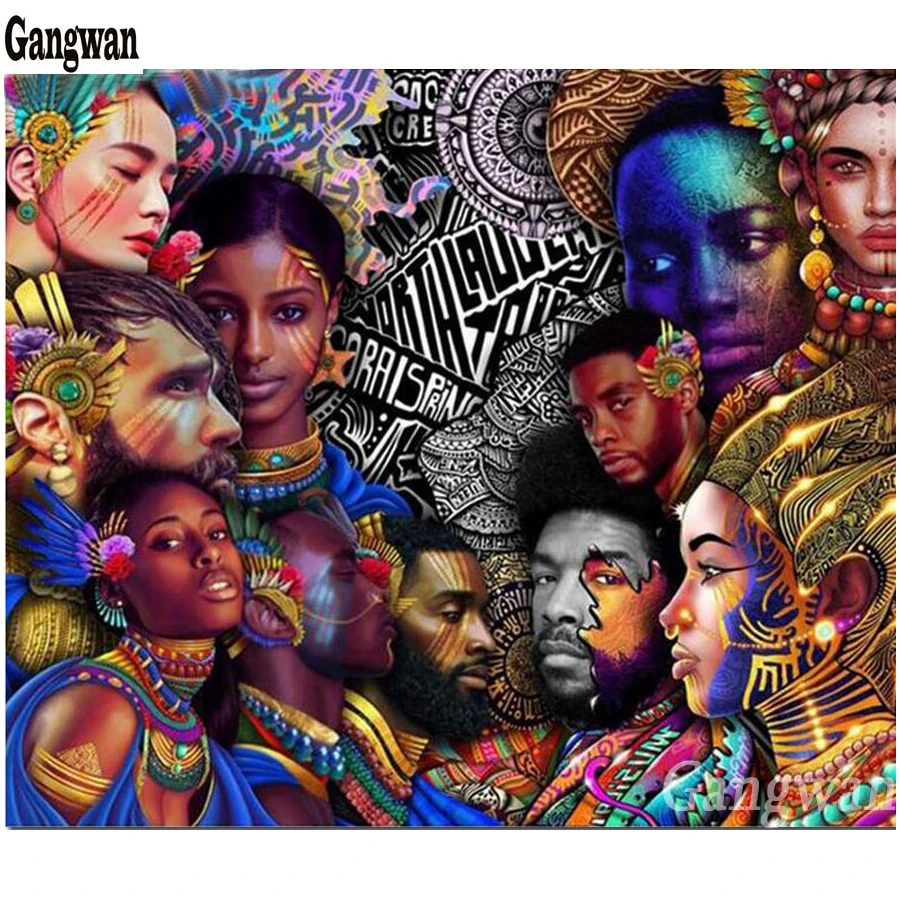 Полностью квадратная круглая 5D алмазная живопись сделай сам вышивка крестиком