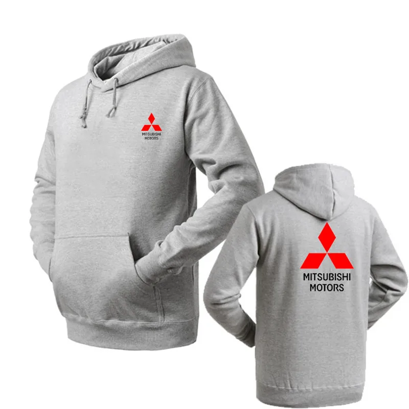 

2021 Brand Clothing Mitsubishi logo Fashion pullover Hoodie New Casual Men Hoodies Sweatshirts Printed Pullover Hoodie Cotton