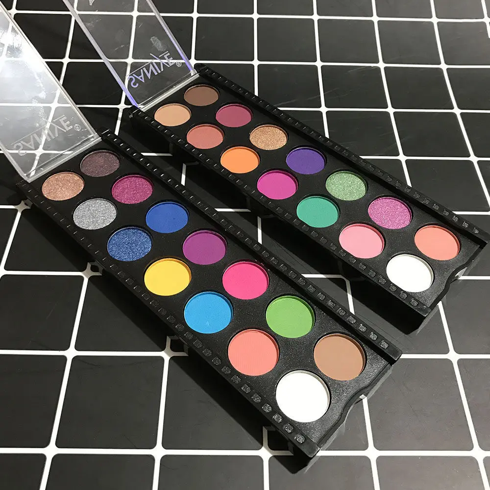 SANIYE 14 видов цветов Палитра теней для век с блестками стойкая косметика глаз maquiagem