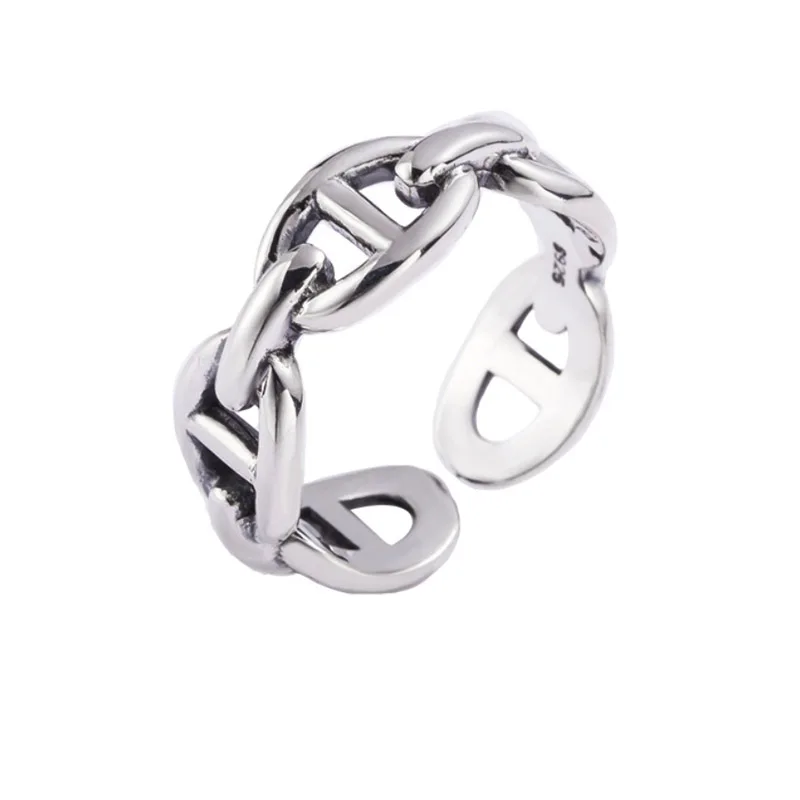 Оптовая продажа Винтажный стиль полые цепочка геометрического стиля звено