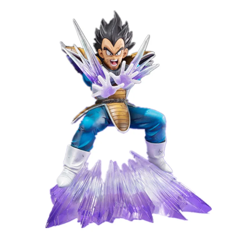 

16 см Dragon Ball Z Вегета Характеристическая вязкость полимера супер сайян, «Жемчуг дракона персонажи Аниме Фигурки ПВХ Коллекционная модель игр...