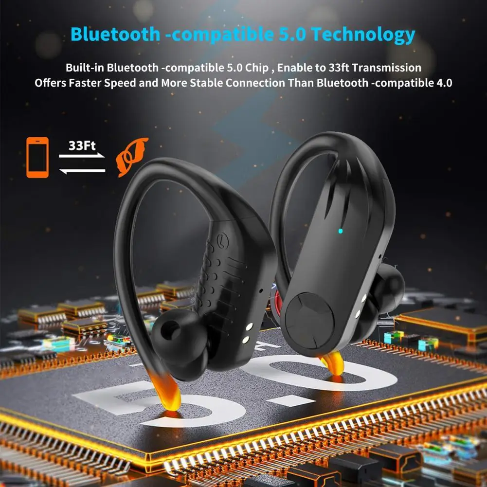 

2 шт., водонепроницаемые Внутриканальные наушники-вкладыши с Bluetooth