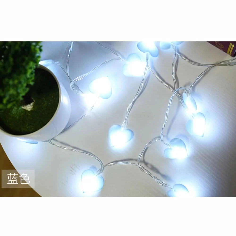 3 м 20led Любовь Сердце Свадебная гирлянда Сказочный светильник праздник Рождество