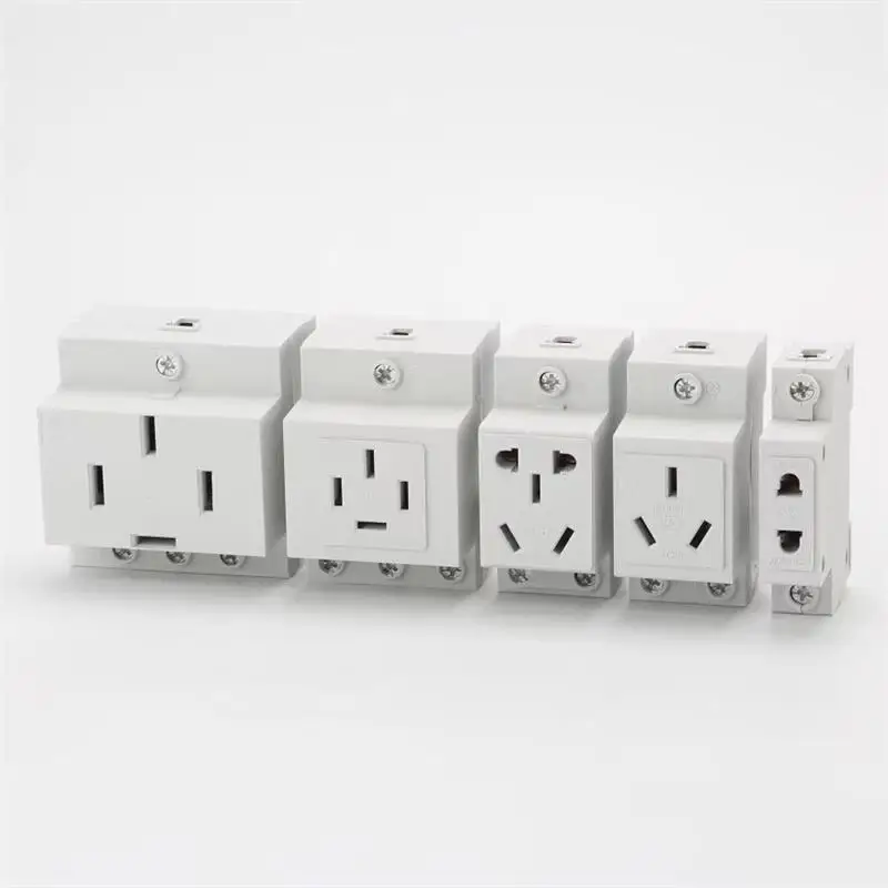 Модульная розетка Европейского типа 35 мм для крепления на DIN-рейку AC Power ac30 10/16 А 250