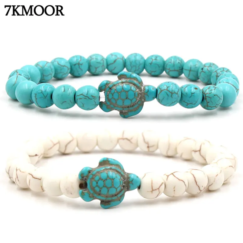 Женский браслет с кольцом черный матовый бусинами 8 мм | Украшения и аксессуары