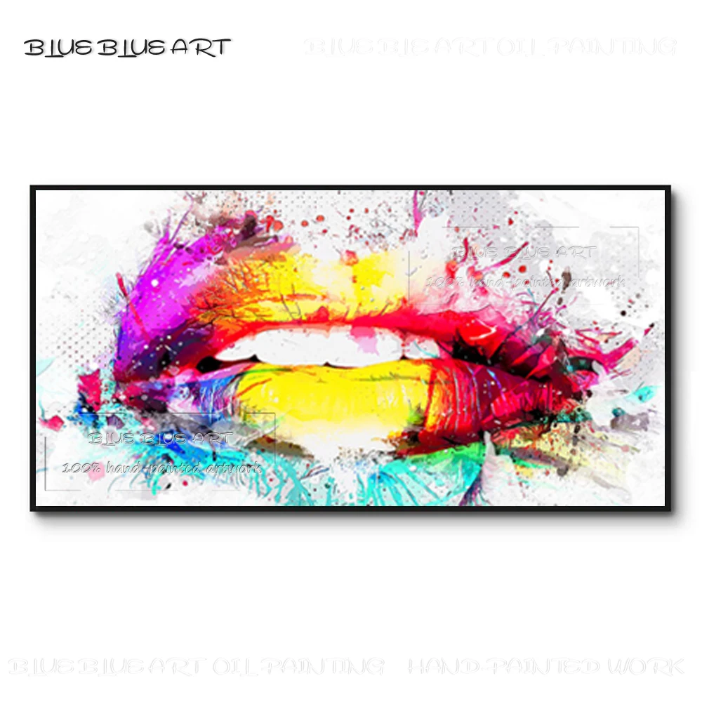 Профессиональный художник ручная роспись современное настенное искусство