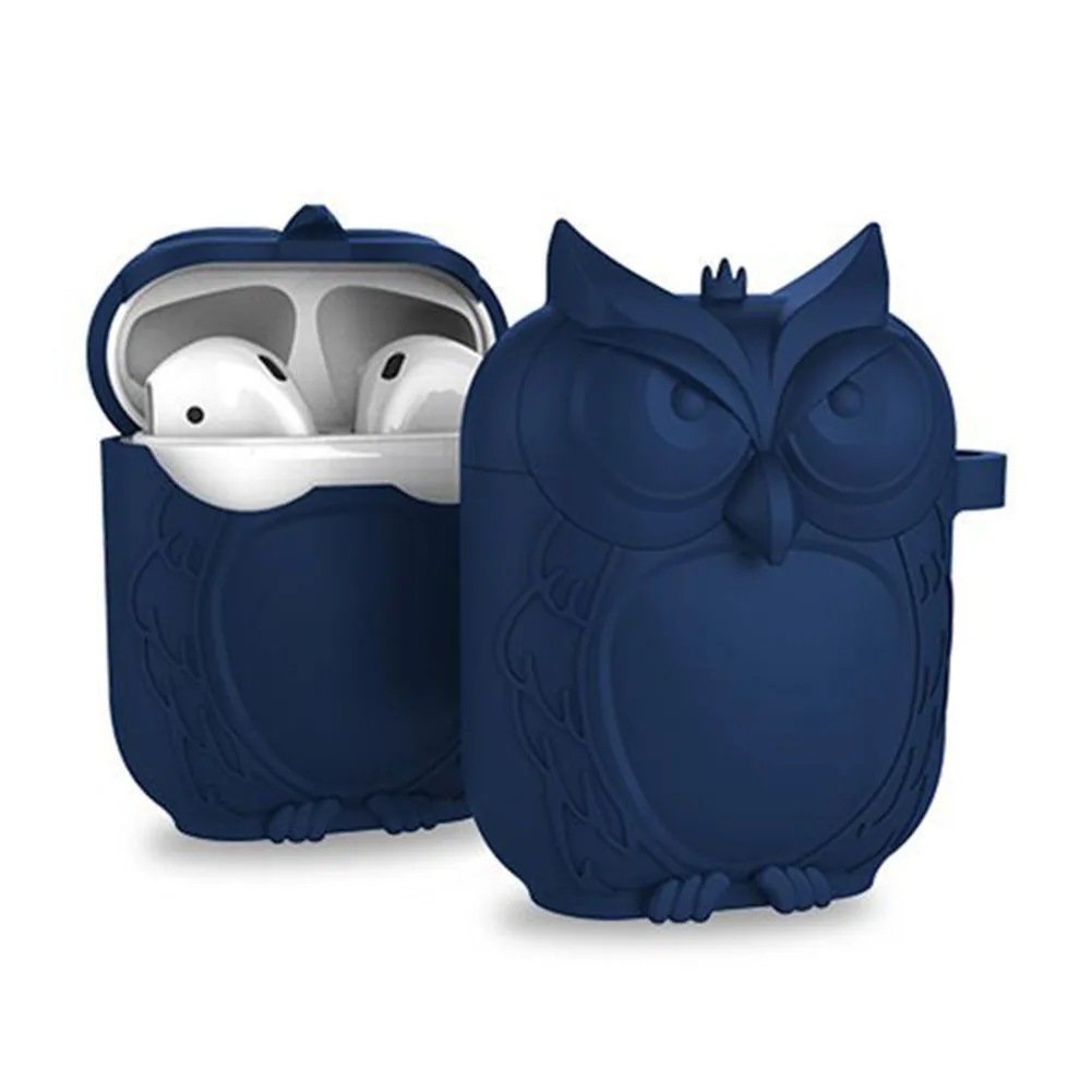 Защитный чехол в форме совы для наушников Apple | Электроника