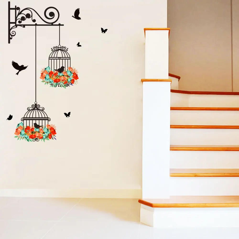 Настенные наклейки для птиц спальни гостиной детской комнаты Декор сделай сам
