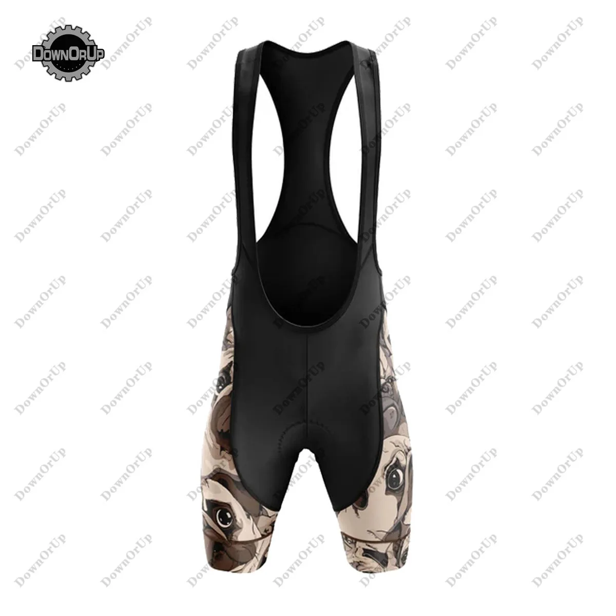 Трикотажный комплект для велоспорта PUGDOG Мужская одежда с коротким рукавом