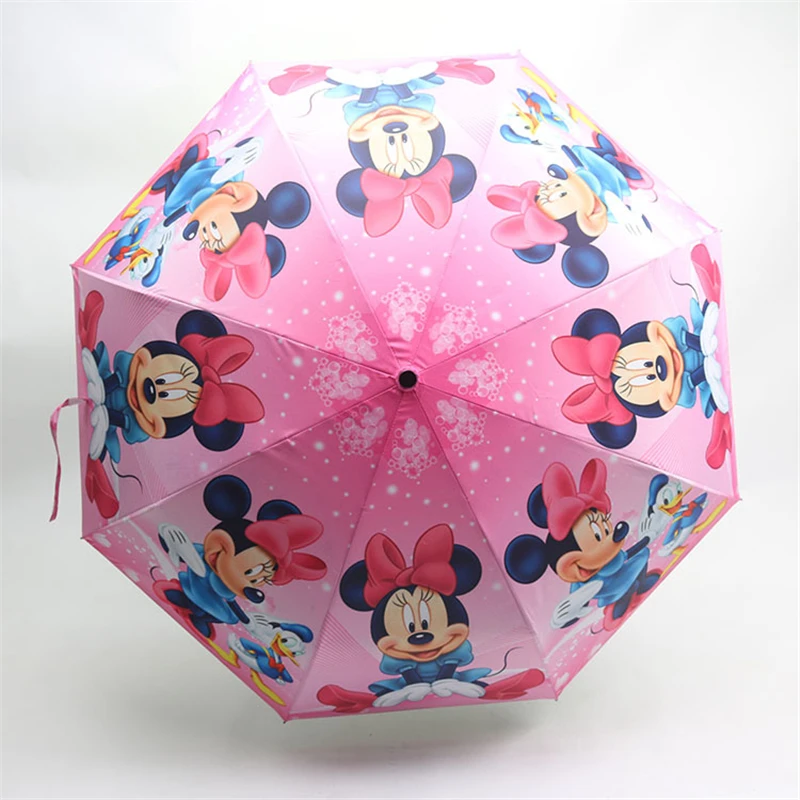 Детский складной зонт Disney Mickey mouse портативный детский с УФ защитой от солнца для