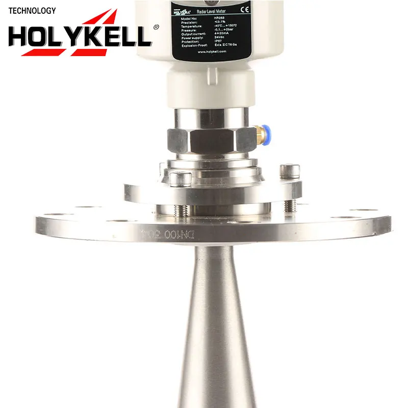 

HR262 modbus rtu radar level sensor for bitumen in reservoirs 10m range