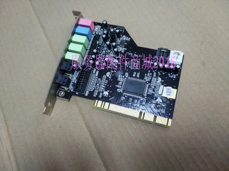 Оригинальная звуковая карта 5 1 PCI волоконный выход вход TTP8 VER1.1 памяти|Защита