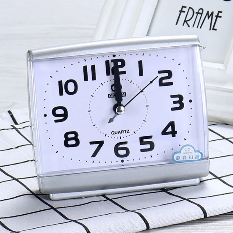Современные Квадратные настольные часы с будильником для путешествий