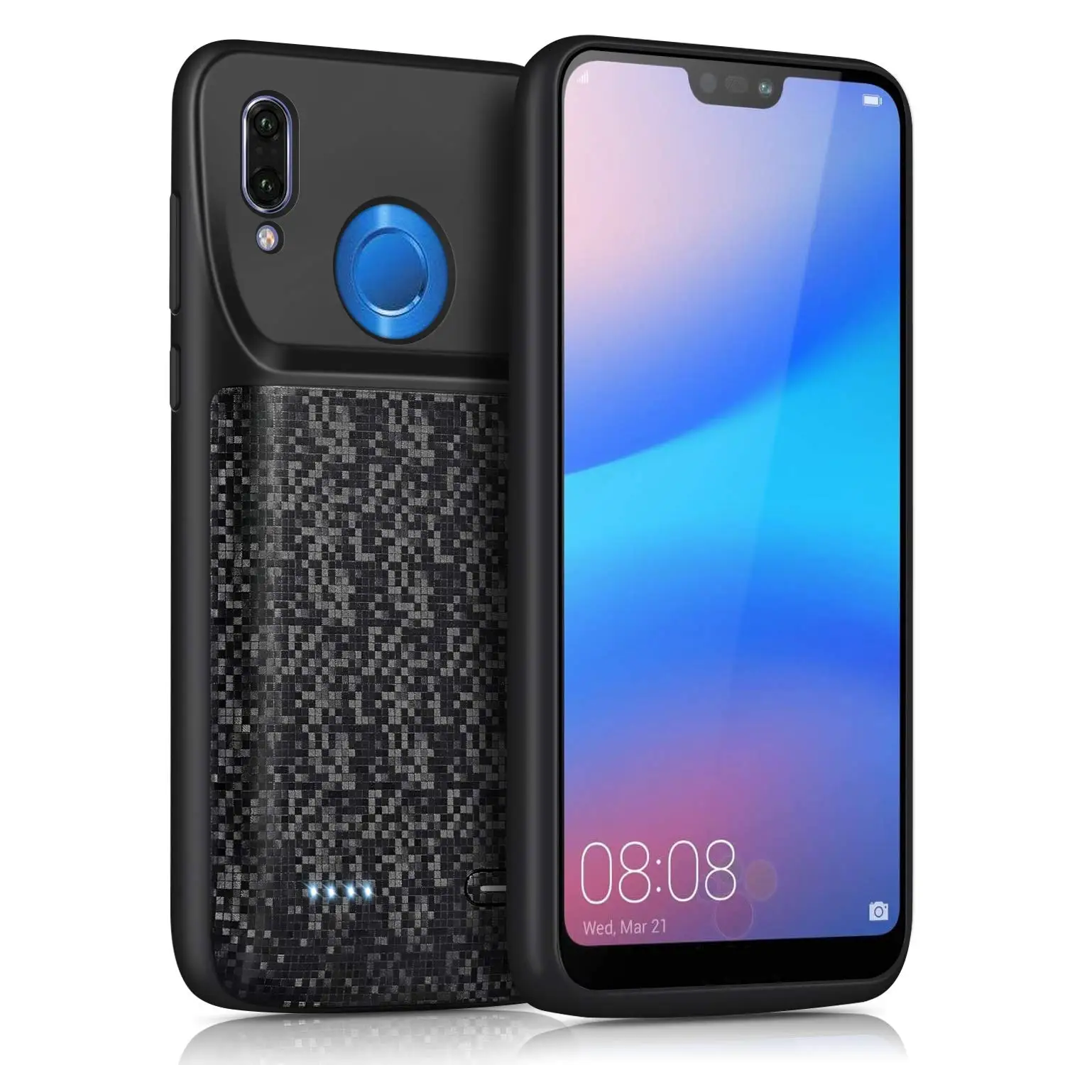 5000 мАч противоударное зарядное устройство чехол для Honor 8 9 10 Lite Внешнее крышка