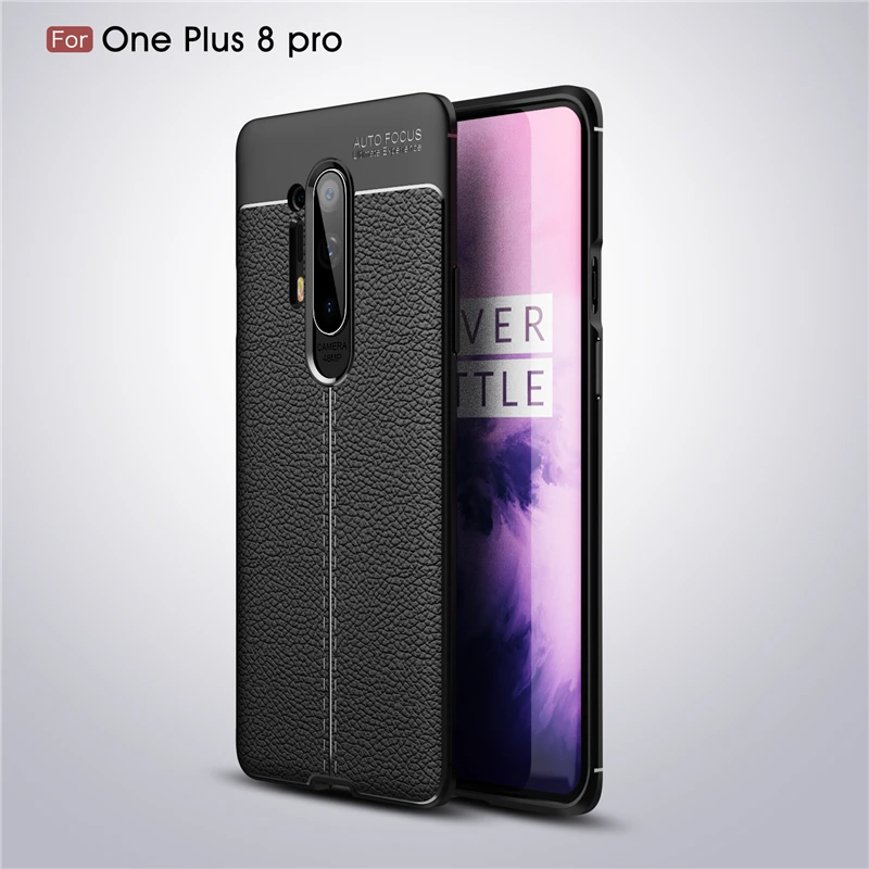 

For Oneplus 8 Pro Case Silicone Protector Shell Leather Rubber Fundas TPU Phone Case For Oneplus 8 Pro Cover For Oneplus 8 Pro