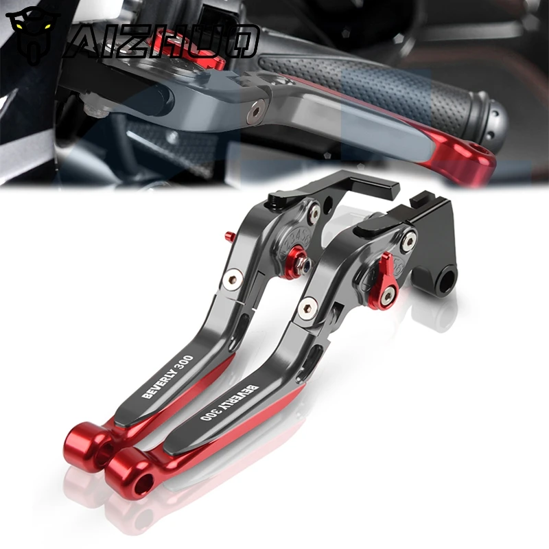 

For PIAGGIO BEVERLY 300 2011-2018 2017 2016 2015 Motorcycle Clutch Brake Lever Aluminum Extendable Adjustable Foldable Levers