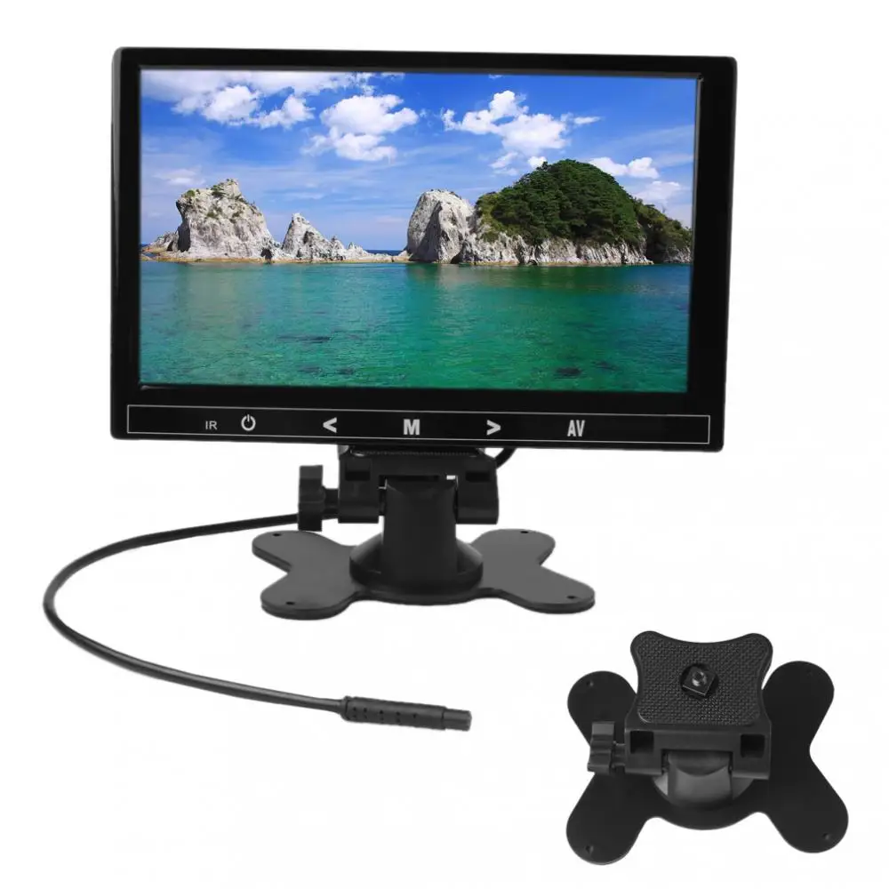 9-дюймовый автомобильный монитор заднего вида видеомагнитофон цифровой дисплей