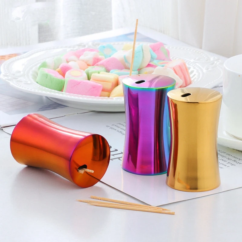 

1 шт. коробка для зубочистки Европейский Стиль Гладкий высококачественный мини держатель для зубочистки кухонные аксессуары Домашний Наст...