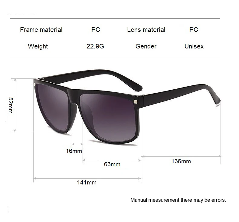 

Black Brand Designer Square Sunglasses Women Luxury Plastic Sun Glasses Female Classic Retro Outdoor Oculos De Sol Gafas