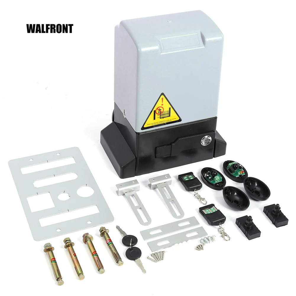 370 Вт регулируемый Автоматический раздвижной Открыватель ворот для раздвижных с
