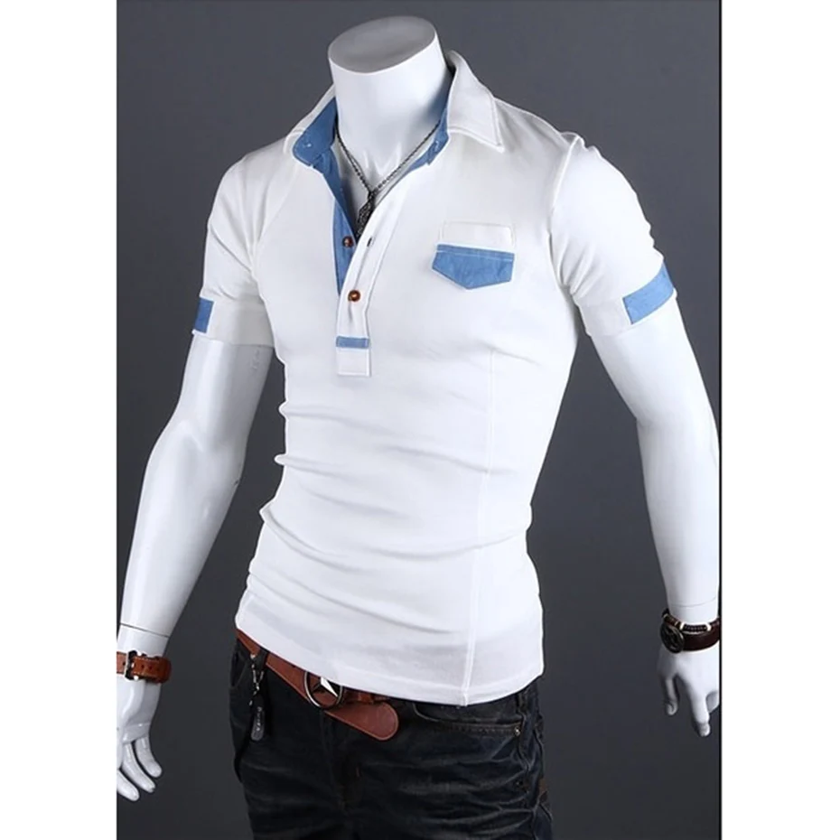 zogaa new 2021 hot sale men polo shirt brands male short sleeve casual slim solid color deer embroidery polo shirt free global shipping