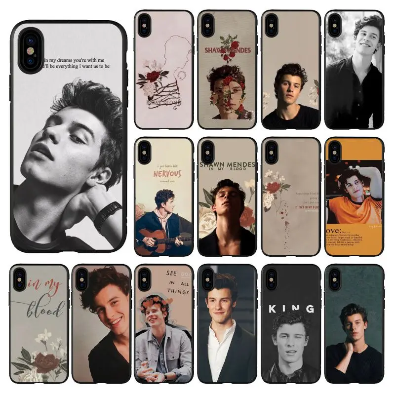 Чехол для телефона с канадской поп-певицей Шон мендесом чехол iPhone 11 pro XS MAX 8 7 6 6S Plus