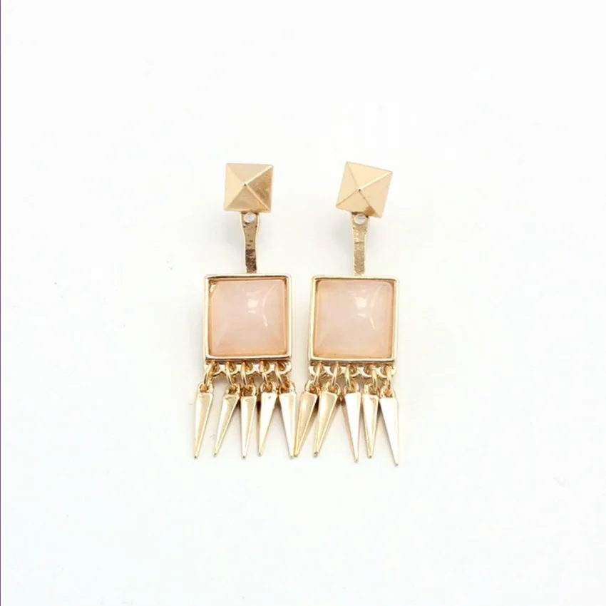 FYJS уникальный светильник желтое золото цвет квадратный кабошон камень аметист