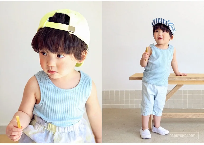 Летняя Детская жилетка эластичный хлопковый жилет для мальчиков и девочек | Мать