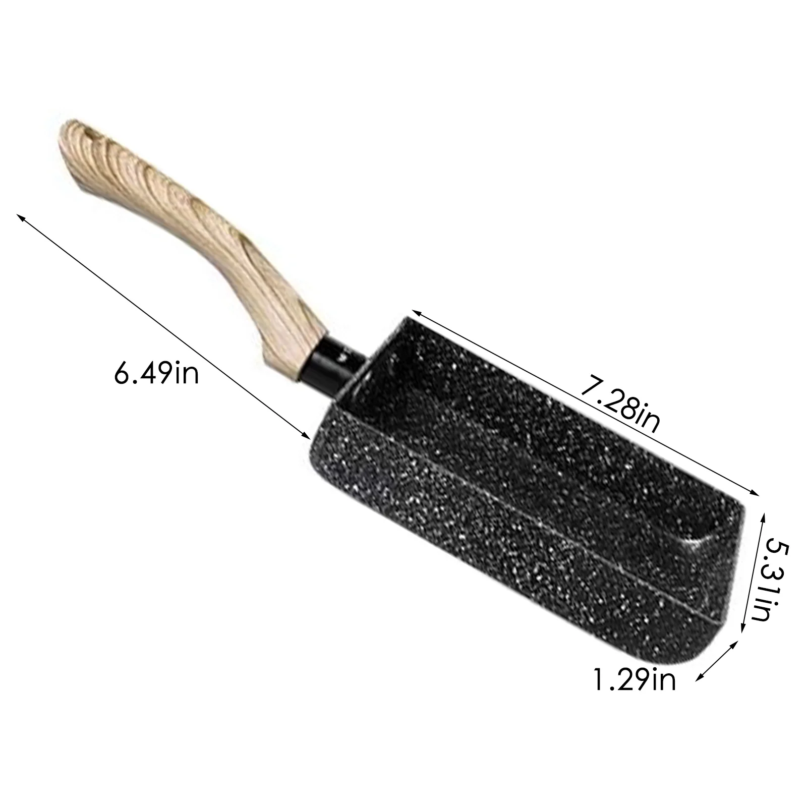 

Non Sticking Frying PanJapanese Omelette Pan For Induction Hob, Egg Pan For Sandwiches Crepes