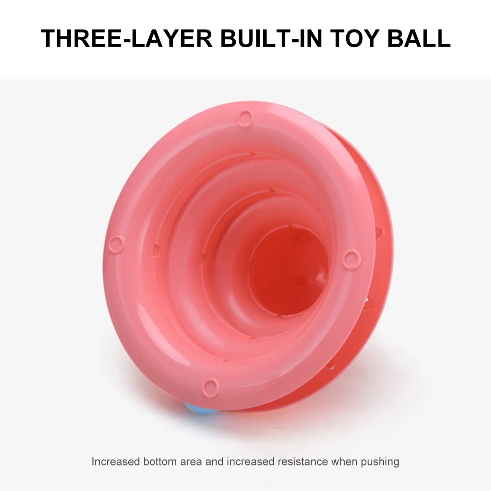 Забавная игрушка для кошек башня треки дисковые шары интеллект тройной игровой