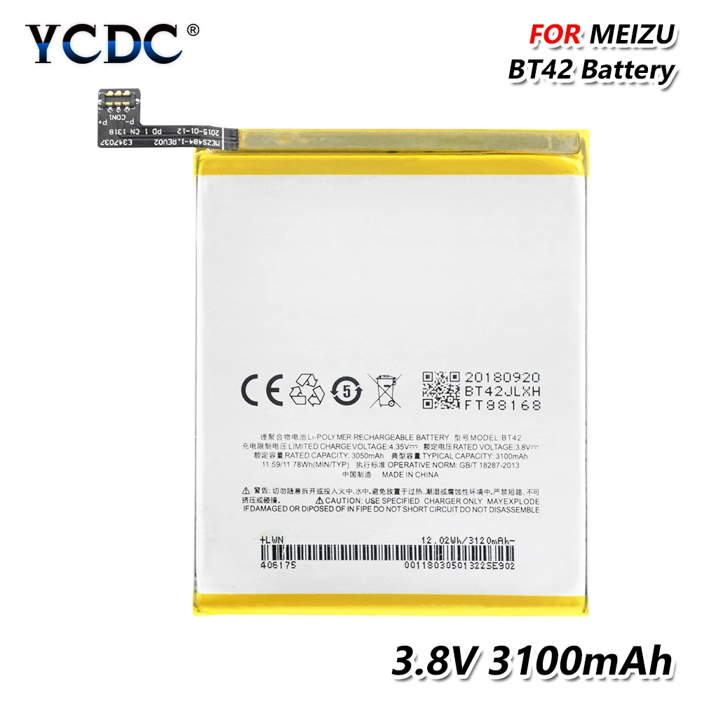 Аккумуляторная Подлинная батарея 3100mAh BT42 литий полимерный Мобильный телефон для