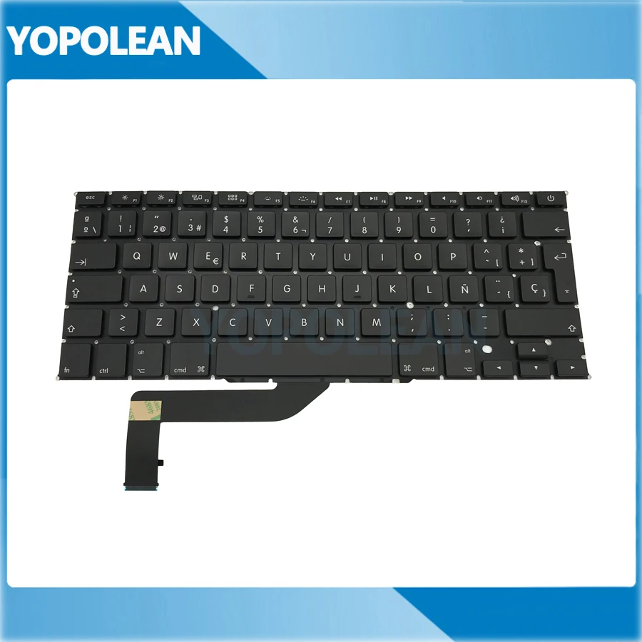 5 шт./лот новая испанская клавиатура для Macbook Pro Retina 15 &quotA1398 2012 2013 2014 2015 | Компьютеры