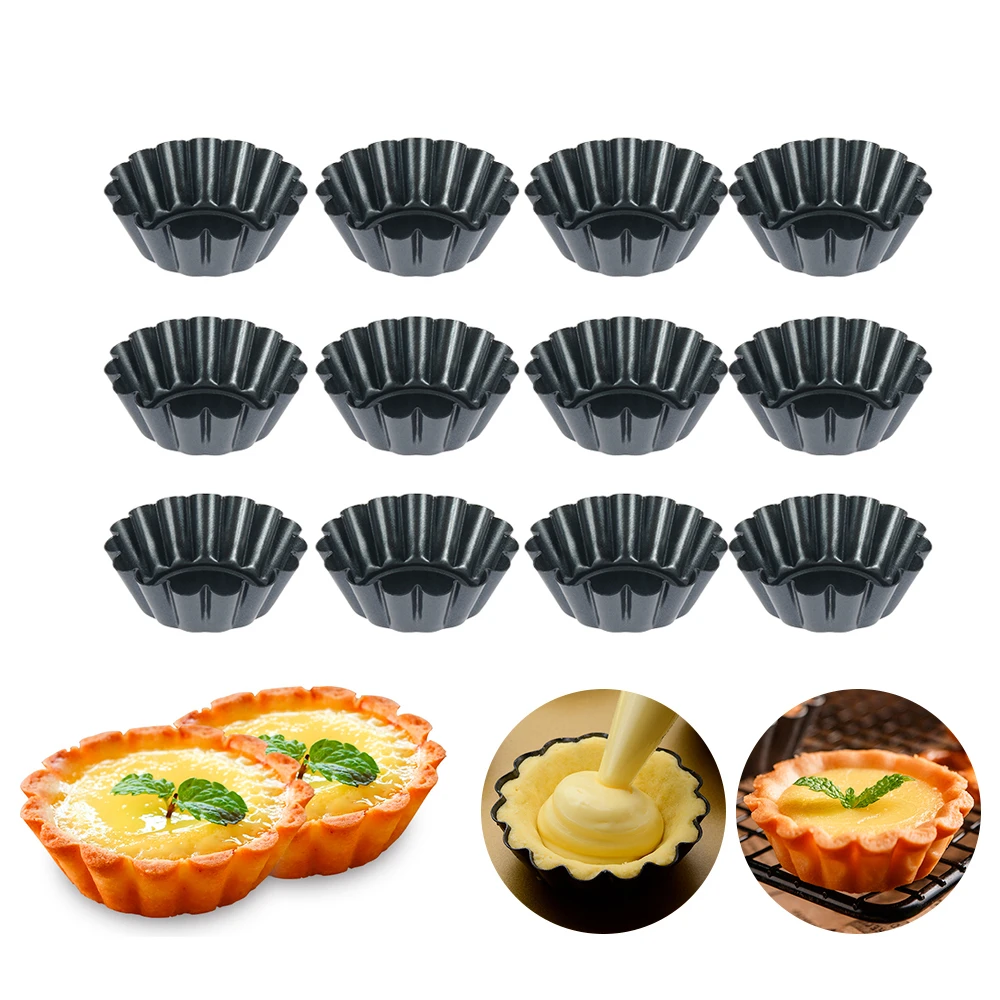 

Non-stick Tart Quiche Flan Pan Mold Pie Pizza Cake Mold Cupcake Egg Tart Tartlet Baking Mold Muffin Cup Pizza Pan Bakeware