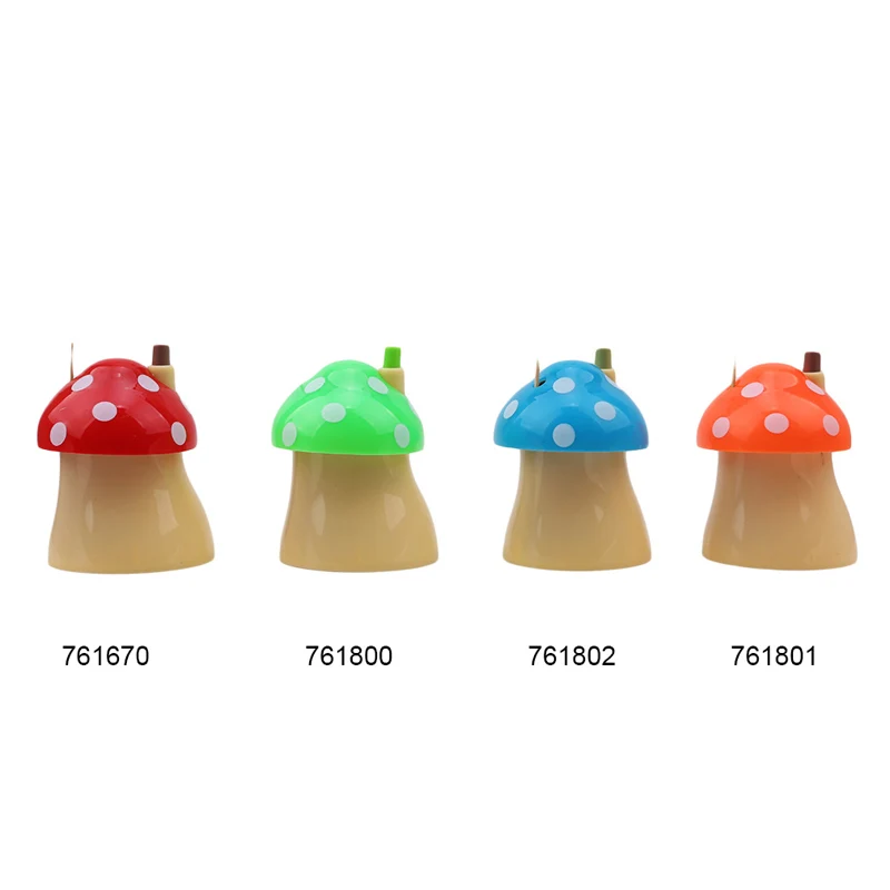 

Toothpick Dispense Tableware Toothpick Storage Container Box Dust-proof Toothpick Holder Automatic Plastic Mushroom Shape
