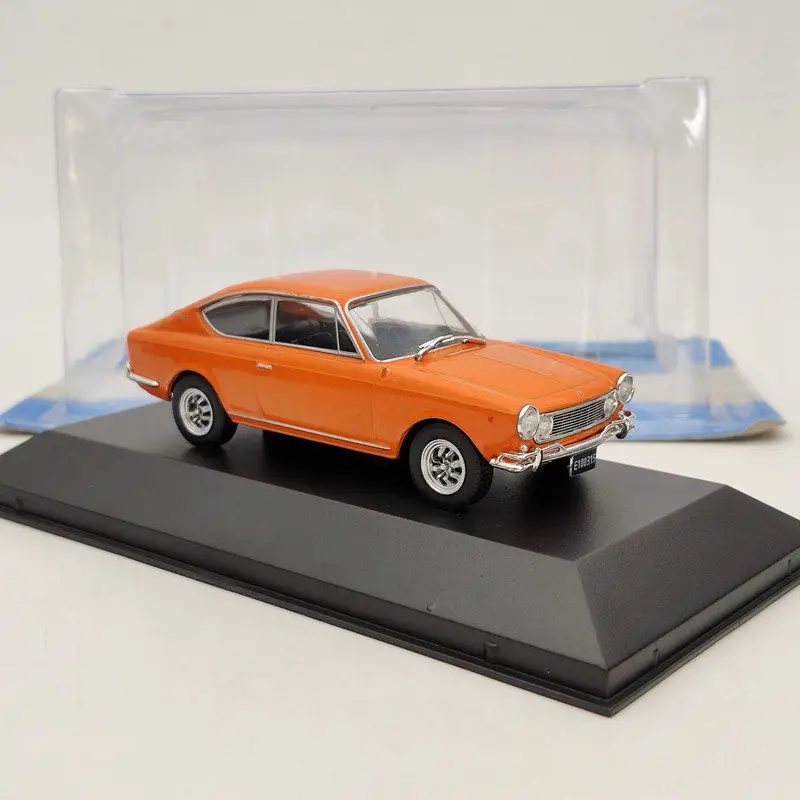 IXO 1/43 Fiat 1600 Sport 1970 коллекция оранжевых литых моделей автомобилей ограниченного