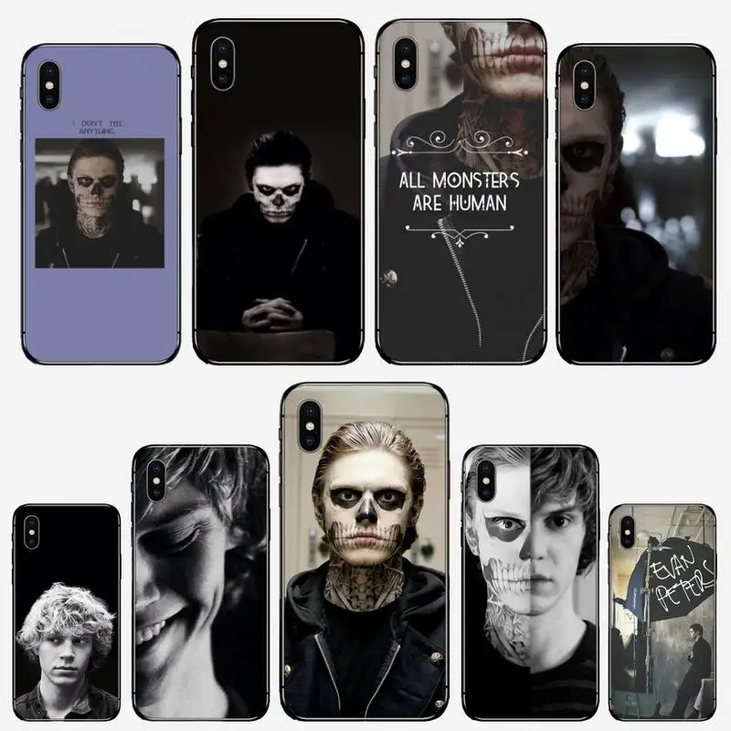 

Evan Peters Phone Case for iPhone 11 12 mini pro XS MAX 8 7 6 6S Plus X 5S SE 2020 XR