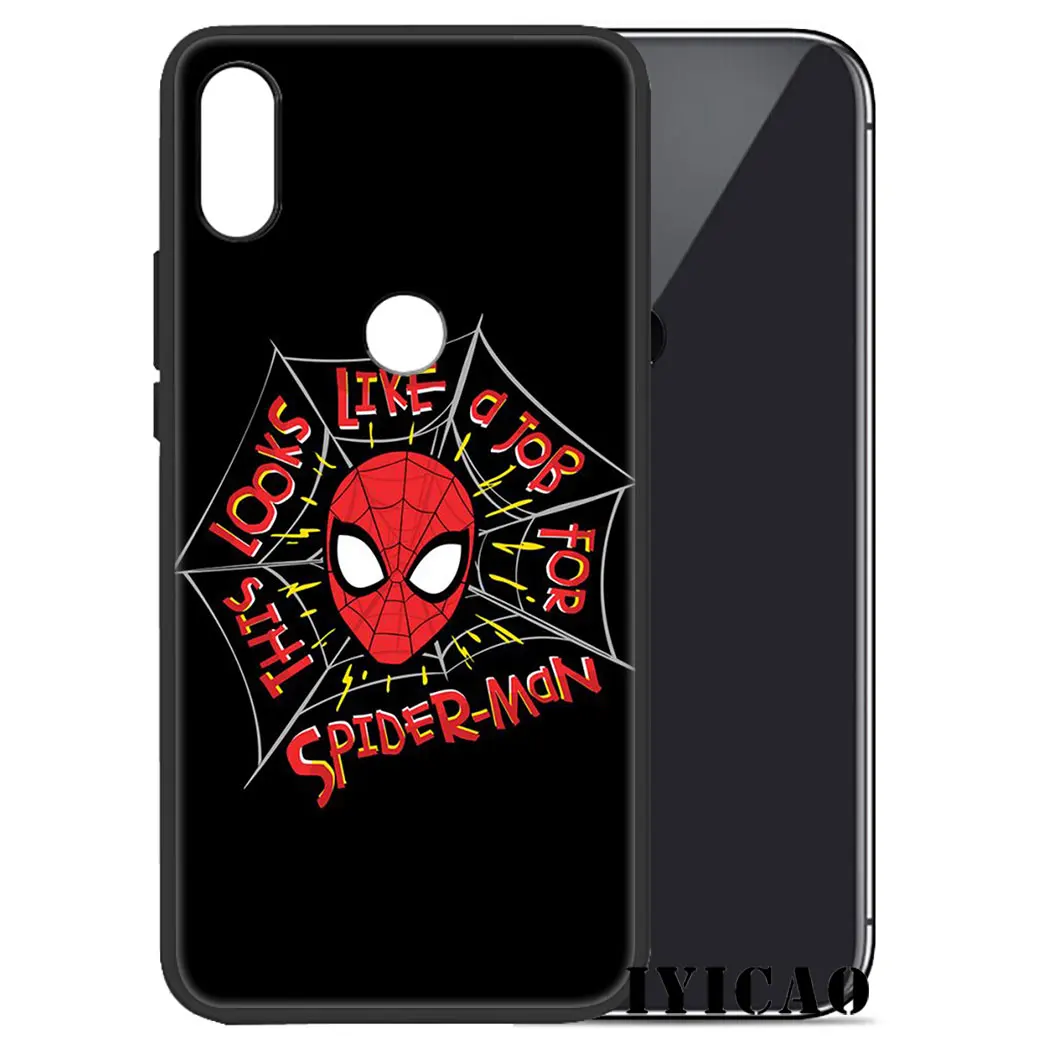 IYICAO Marvel Человек-паук том Холланд мягкий чехол для Xiaomi Redmi Note 5 6 7 8 Pro 5A Prime 4 4X