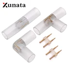 5 шт., Круглый неоновый светильник, 220 В, 14 мм