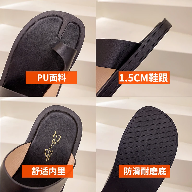 

Slippers Casual Low Female Shoes Summer Clogs Woman Slides Luxury Soft 2021 Beach Flat PU Rubber Leisure Rome Shoes Summer Clogs