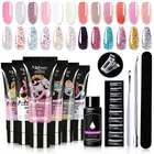 Набор полигелей Mobray набор гелей для ногтей, 15 мл, для маникюра, акриловый раствор, инструменты для наращивания ногтей