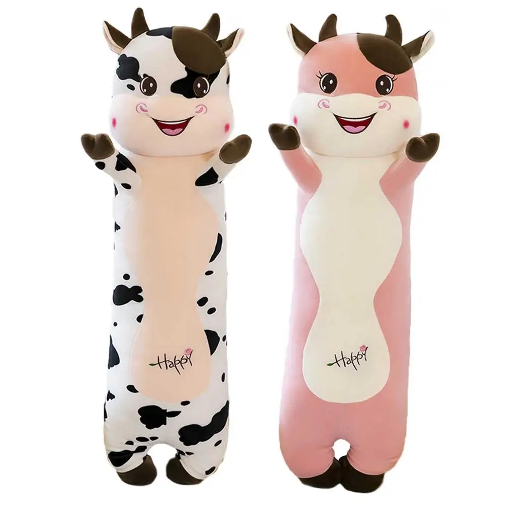 

Cute Cow Cuddling Pillow Doll Plush Toy Stuffed Animal Doll Sleep Pillow Cattle Plush Toys For Children Lovely Baby Girls Gift
