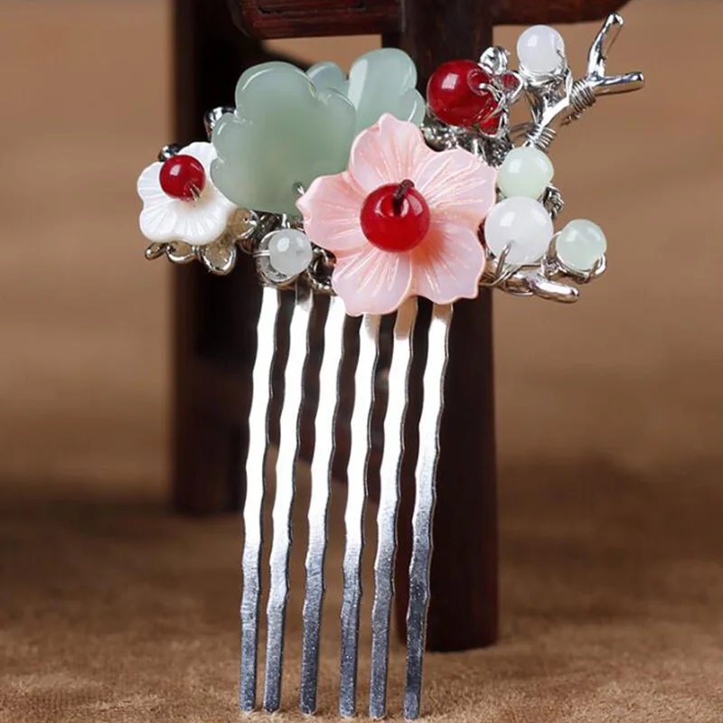 Женская заколка для волос ручной работы металлическая бабочка гребешки-заколки