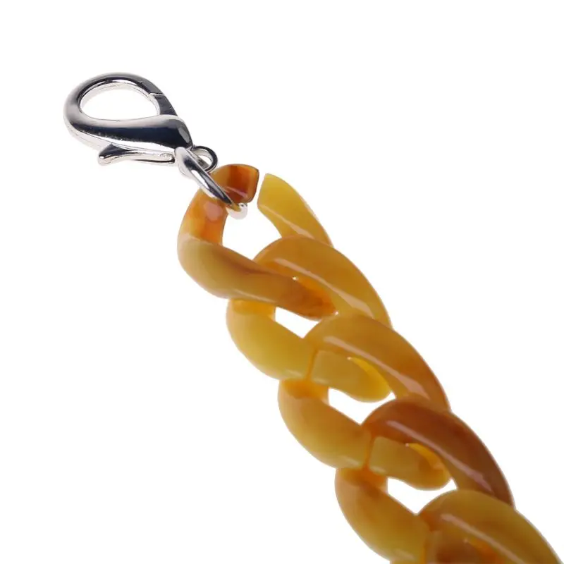 

1 PC 60cm Detachable Replacement Shoulder Strap Bag Fish Bone Acrylic Resin Handbag Chain Strap Bands Bag Accessories