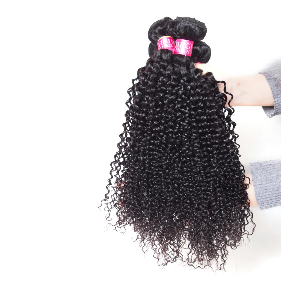Оптовая продажа афро кудрявые человеческие волосы пряди не Реми удлинители