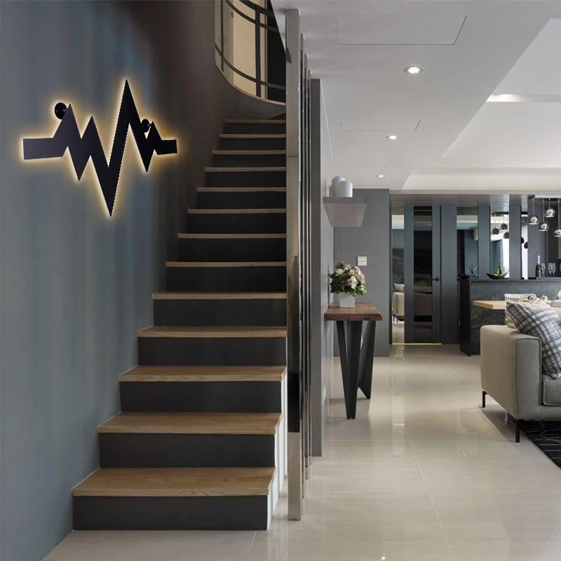 Металлические мигающие светодиодные Настенные светильники освещение для бара