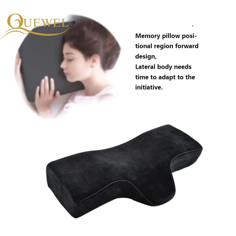 Подушка с эффектом памяти для наращивания ресниц вогнутая подушки под голову