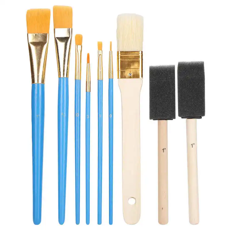

Acrylic Painting Brush Paint Brush Set Oil Watercolor Acrylic Painting Brush Wood Handle Drawing Brush Kit