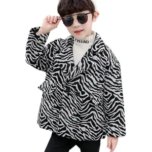 Куртка Шерстяная камуфляжная с тигровым принтом, унисекс, теплая, зимняя, 2022