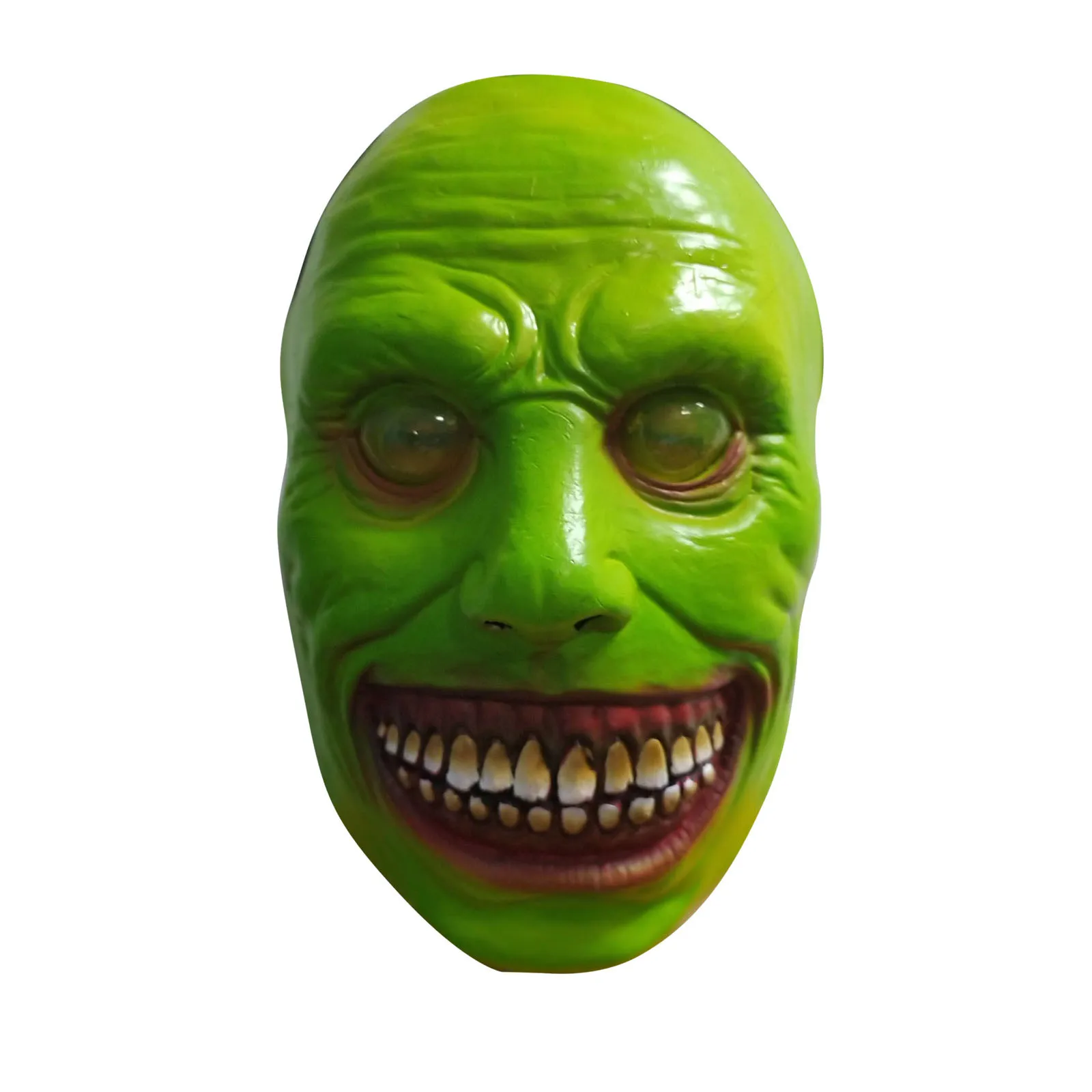 Зеленая маска зла маскарадная игрушка косплей декор для вечерние жуткий